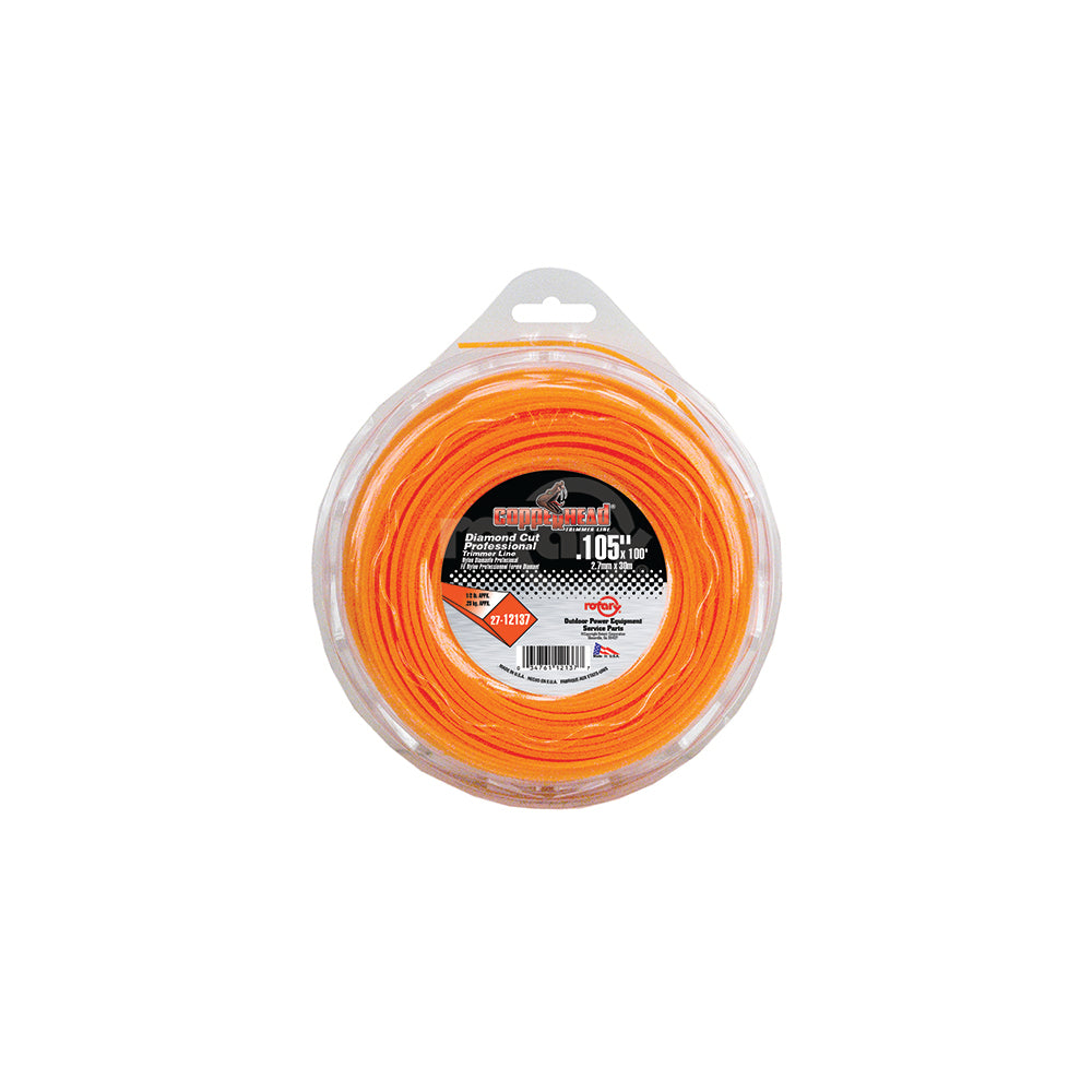 12137 - Trimmer Line .105 1/2 Lb.Donut Diamond