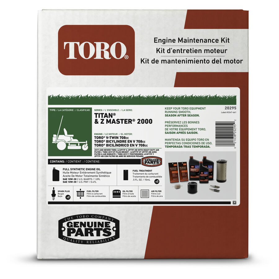 TORO V-TWIN ENGINE MAINTENANCE KIT 20295