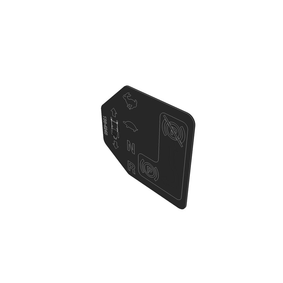 DECAL-LEVER, CONTROL (LH) (3BW) 136-4243