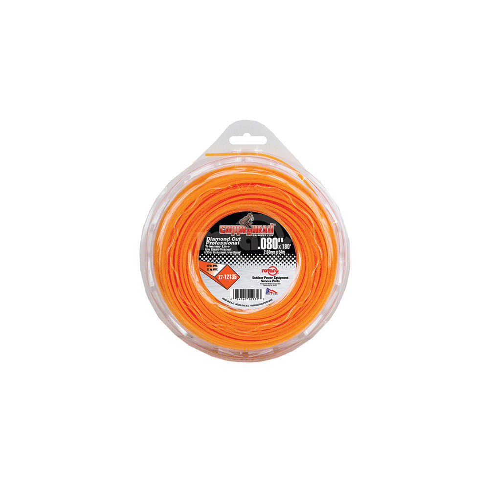 12135 - Trimmer Line .080 1/2 Lb.Donut Diamond