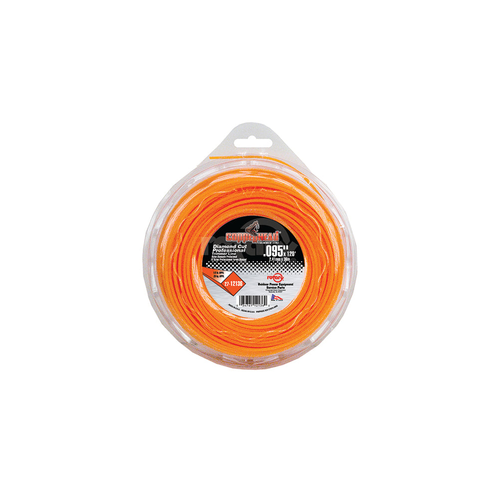 12136 - Trimmer Line .095 1/2 Lb.Donut Diamond