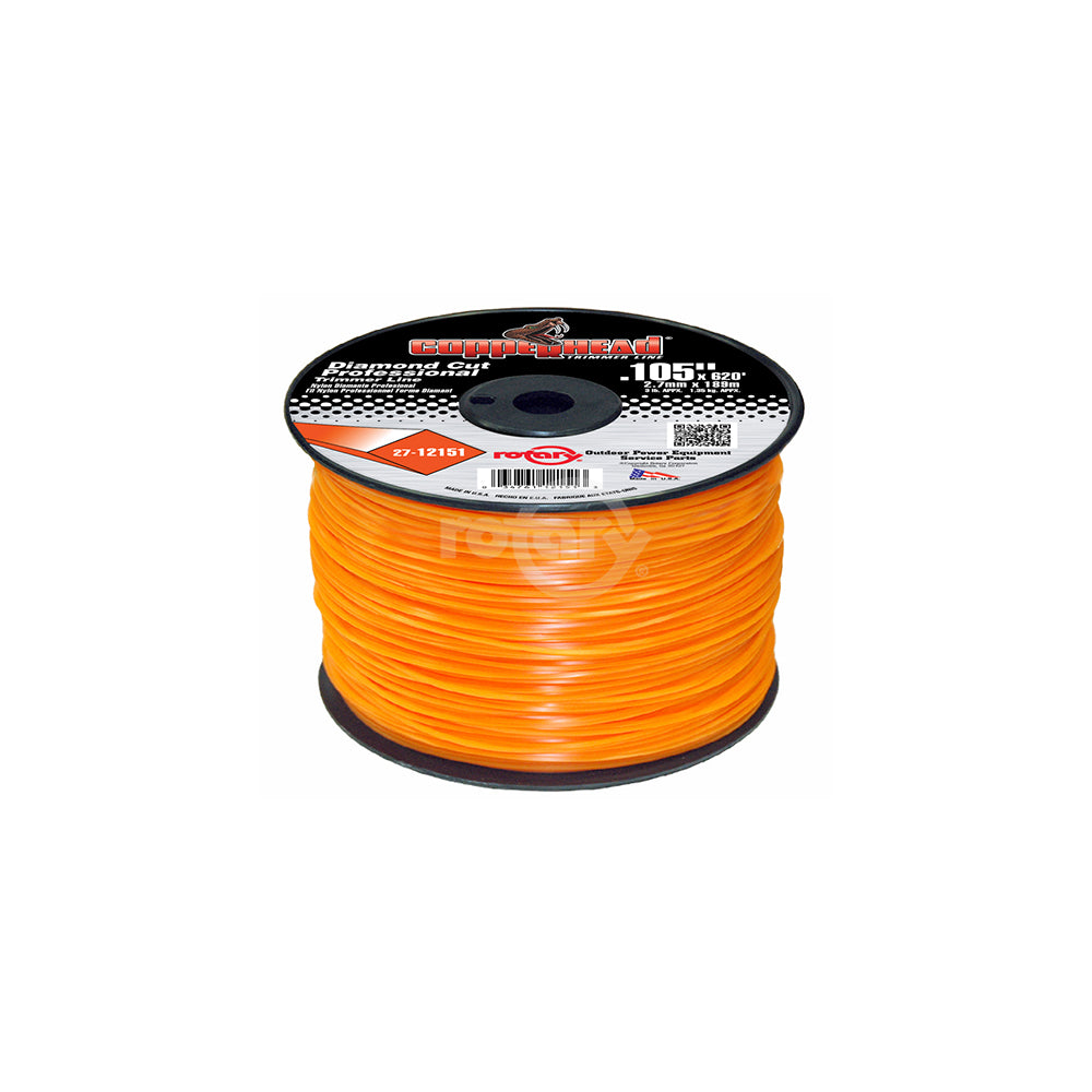 12151 - Trimmer Line .105 3 Lb. Spool Diamond