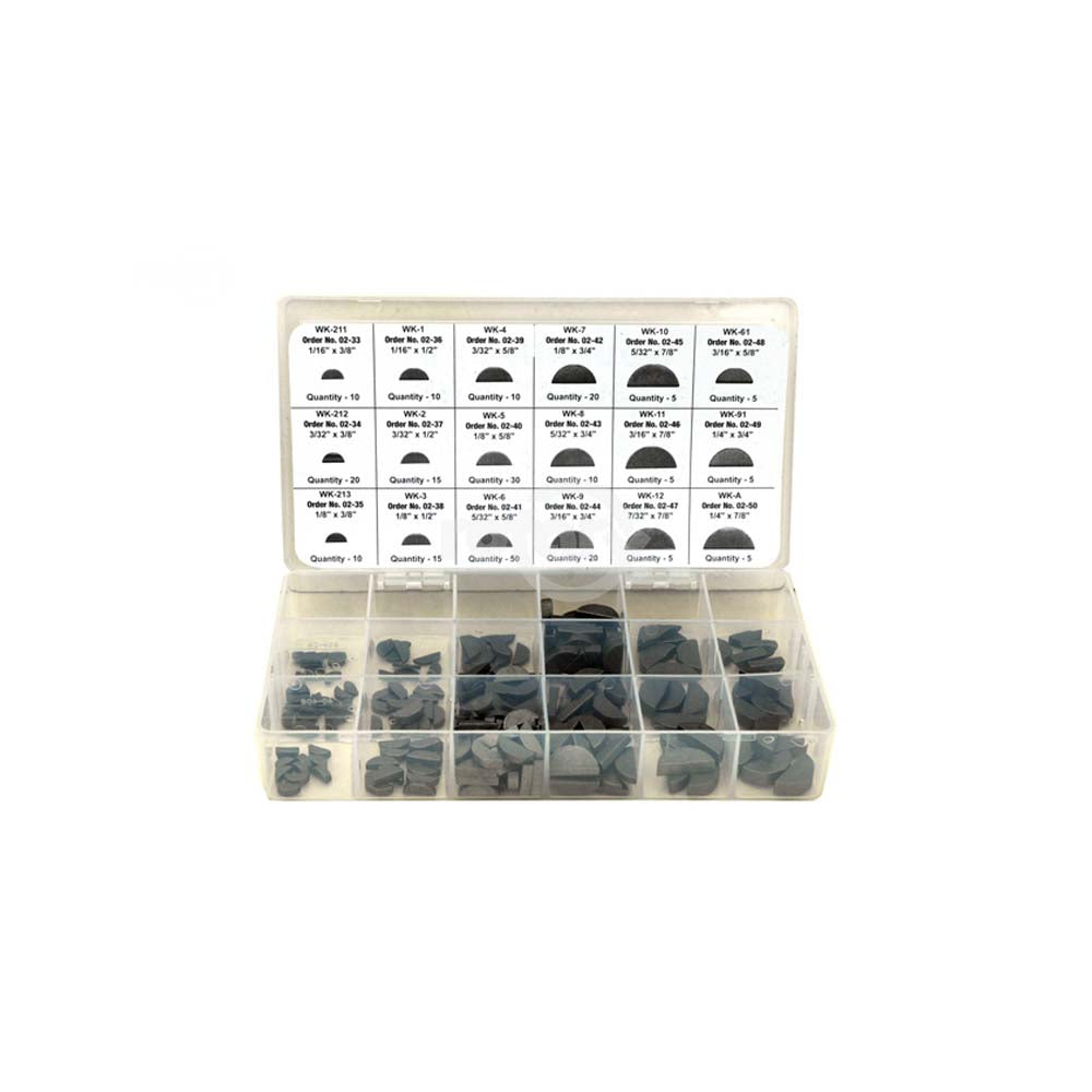 6 - Woodruff Key Assortment