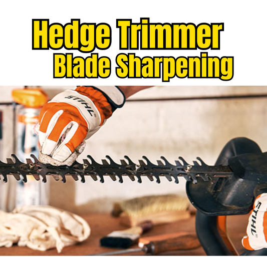 Hedge Trimmer Blade Sharpening