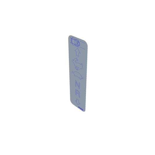 DECAL-CONTROL, MOTION (3BW) 99-8936