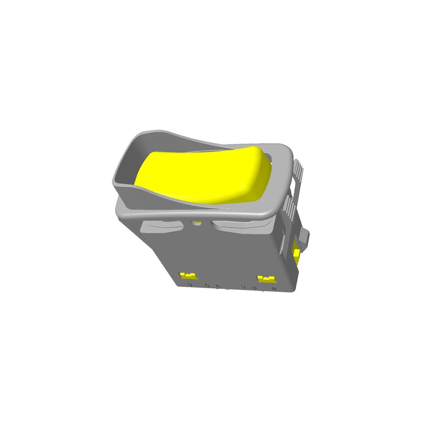SWITCH-ROCKER, ON-NONE-ON (2PX) 139-6368