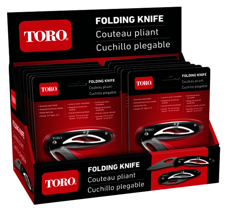 TORO FOLDING POCKET KNIFE (3.9" - 6.3") (4CE) 58931