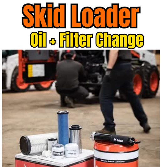 Skid Loader Engine Oil & Filter Change